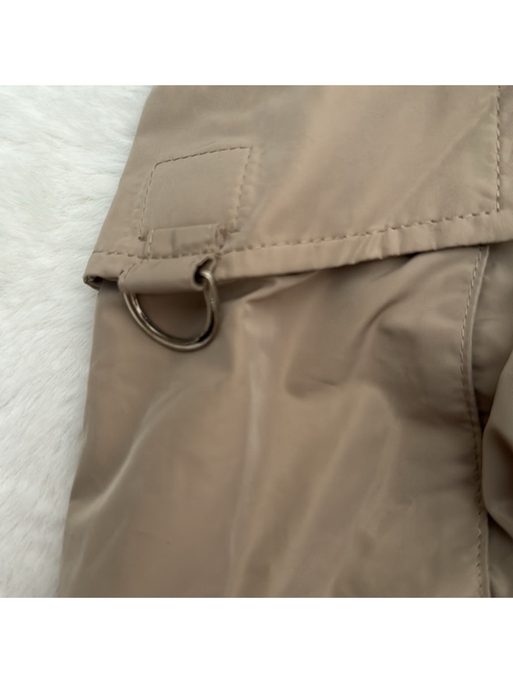 NEW Tiger Mist low rise tan/beige trinity cargo parachute lightweight pants - Picture 7 of 10